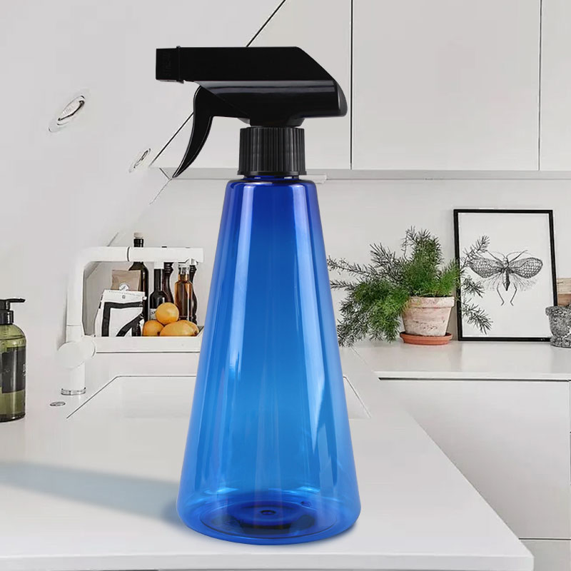 OEM Empty 500ml Pet Refill Liquid PCR Pet Plastic Shampoo Hair Care Room Clear Trigger Mist Spray Bottle