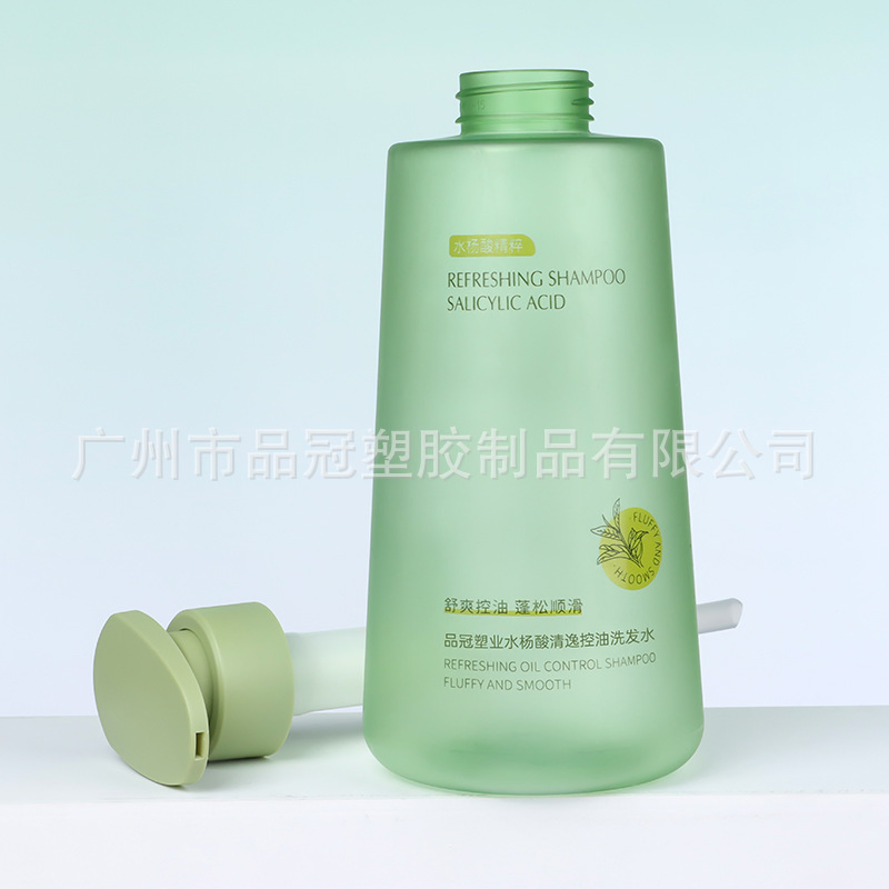 500ml Hand Sanitizer Bottle Plastic Pet Cosmetics Bottling Green Washing and Protective Press Shampoo Bottle