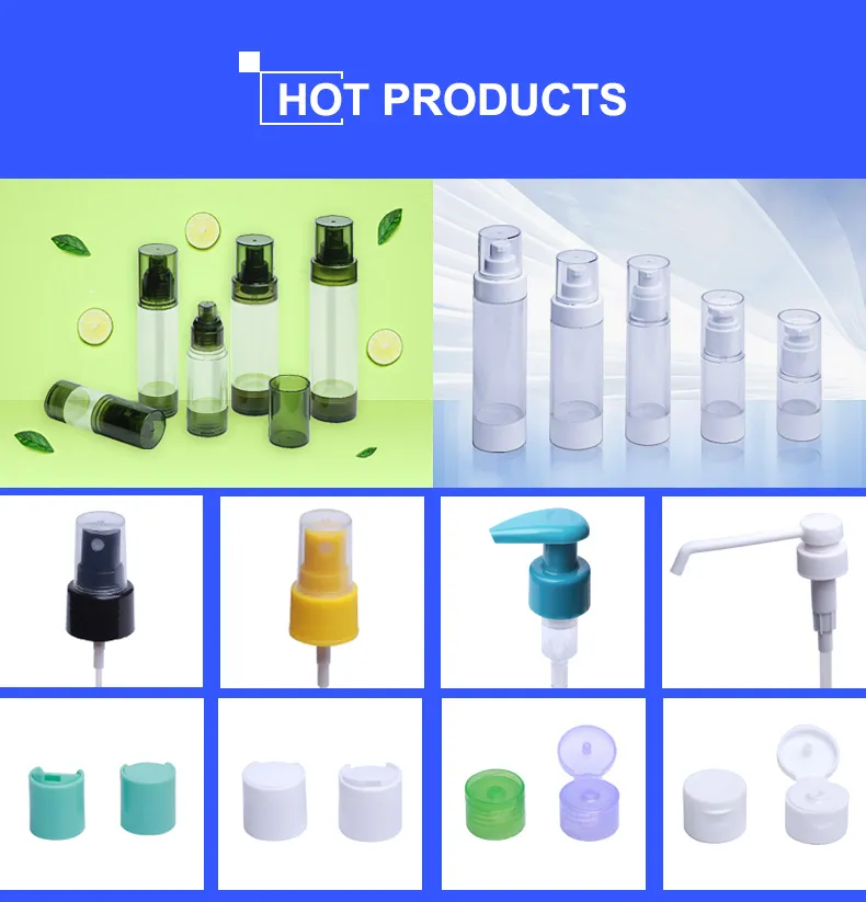 Travel-Size Plastic PETG Airless Bottles