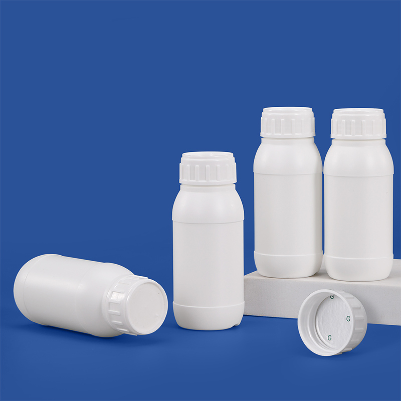 Wholesale White 1L Pesticide Bottle HDPE &amp; EVOH Plastic Multi Layer Barrier Bottle Coex Bottle with Screw Cap for Agrochemical Packaging