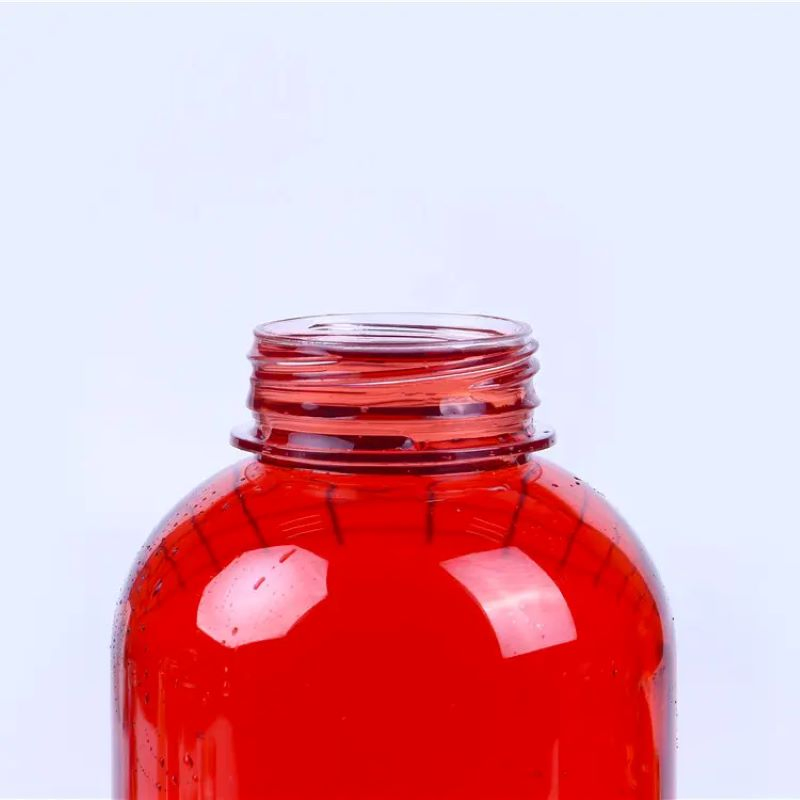 200ml 250ml 300m 330ml Plastic Juice Bottles Boba Tea Bottles Disposable Milk Tea Pet Bottle 1 Liter with Cap