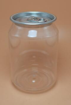 16oz 500ml Customized Round Plastic Juice Bottle Transparent Pet Milk Tea Juice Beverage Drink Disposable Bottle with Lids