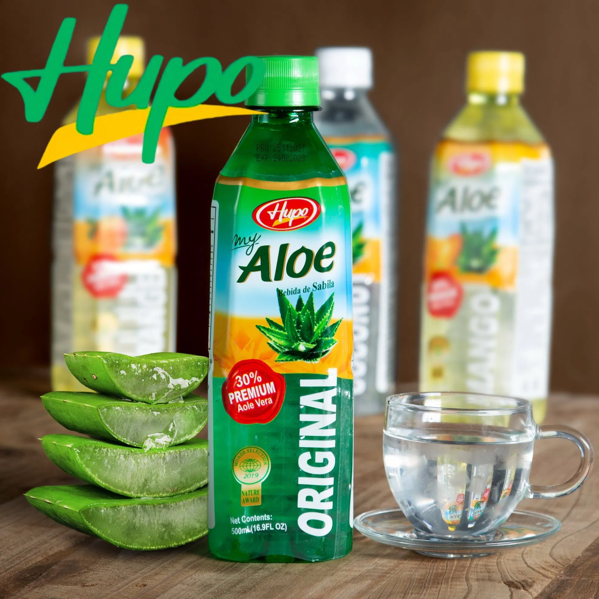 Wholesale Organic Aloe Vera Juice Beverage OEM Original 500ml Various Flavors