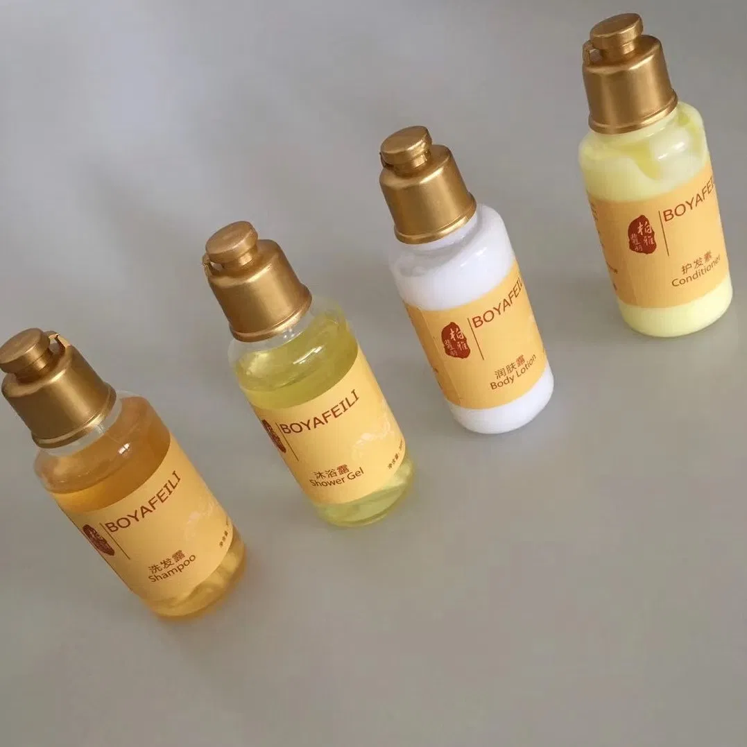 Hotel Room Shampoo in Pet Bottles with Hotel Amenities