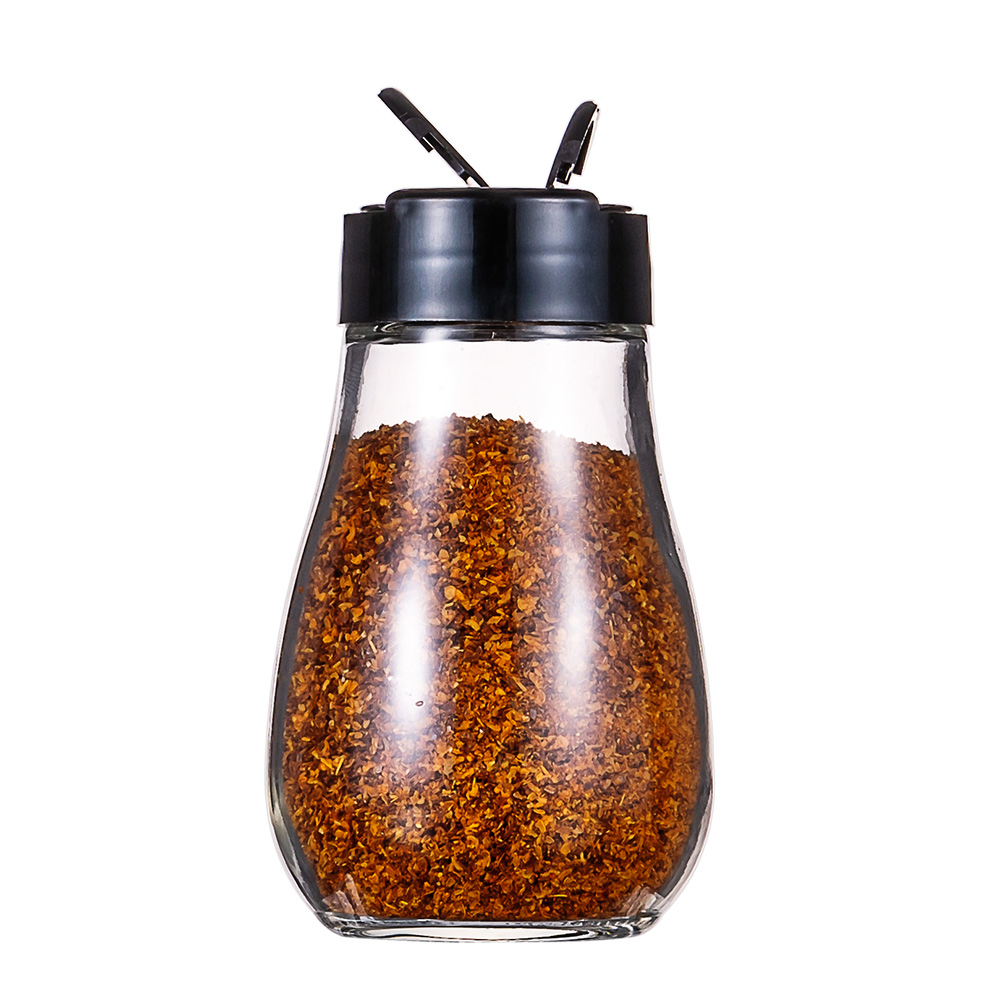 Wholesale Cheap Spice Packaging Glass Shaker Bottle Plastic Lid Seasoning Bottle Glass Small Spice Jar