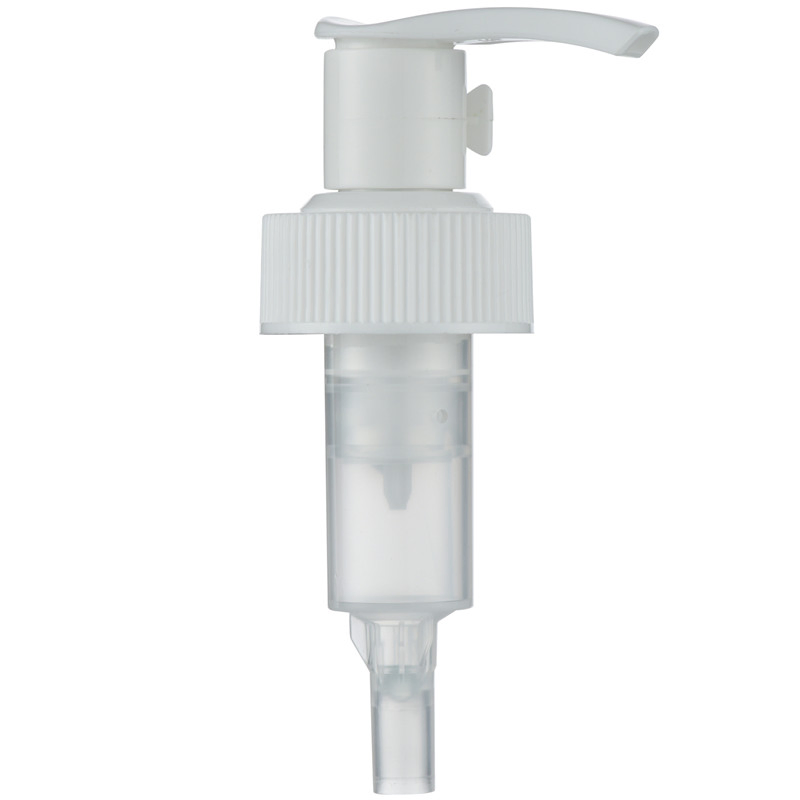 Left-Right Lock Hand 28/400 28/410 Lotion Pump for Pet Cosmetic Bottle, Safety Lock Lotion Bottle Dispensing Pump