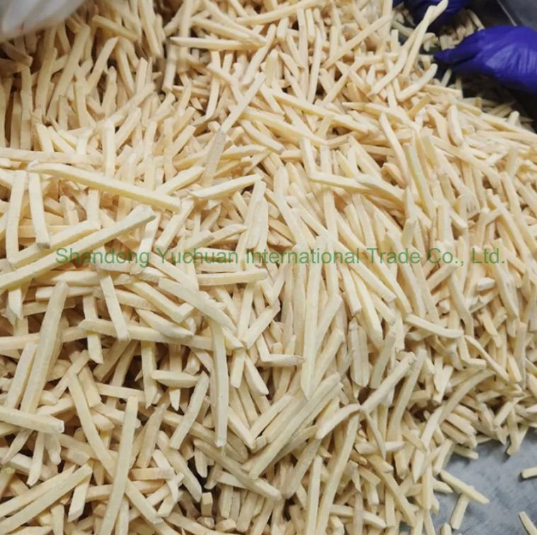 (Yuchuan) High Quality Hot Sell Factory Frozen Vegetable Food for Wholesales and Retail IQF Frozen French Fries Prefrying Unprefrying