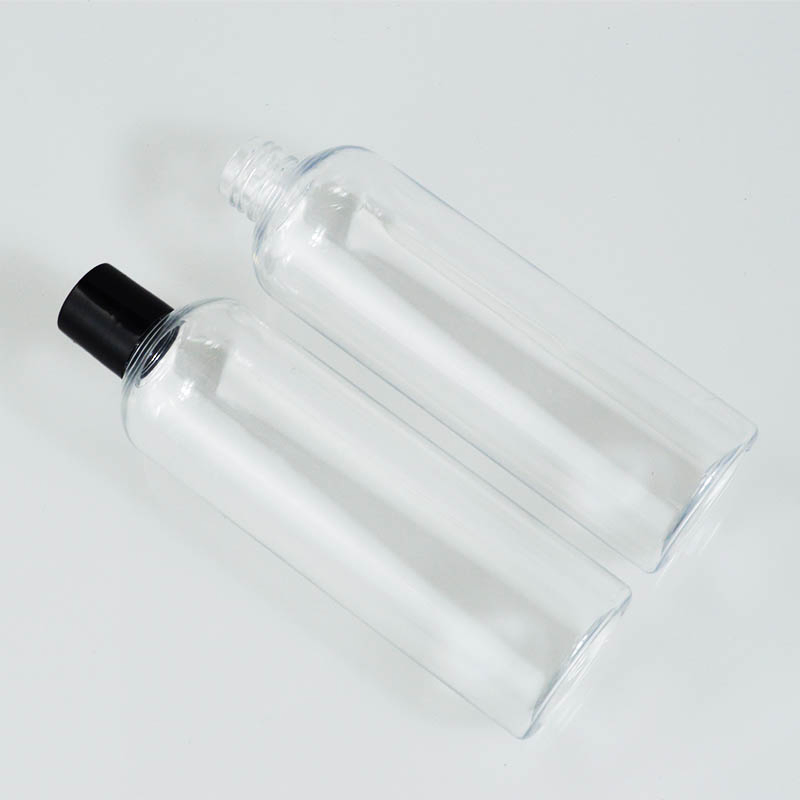 Wholesale 300ml 10oz Pet Round Shoulder Clear Plastic Bottle