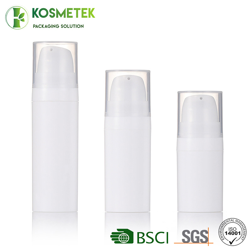 Skincare Packaging 30ml 50ml 80ml PP Plastic Mist Cream Body Soap Airless Spray Cosmetic Bottle
