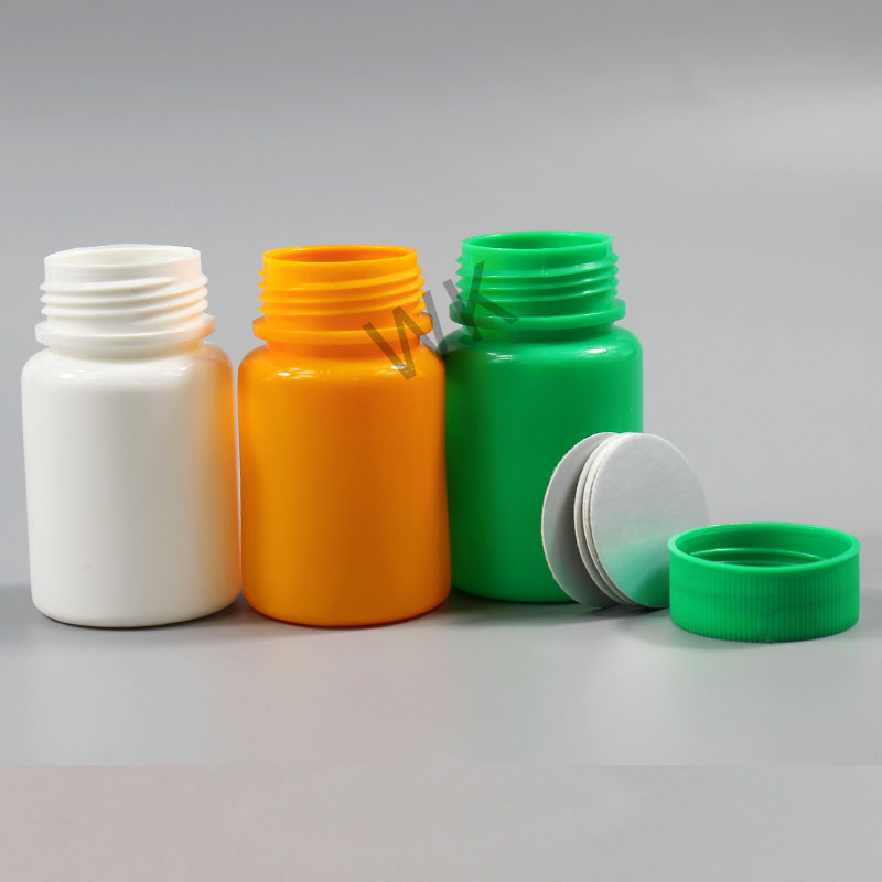 30ml Hot Sale Empty White Screw Cap Tablet Refill Bottles Medicine Pill Bottle Health Care Pill Plastic Bottle