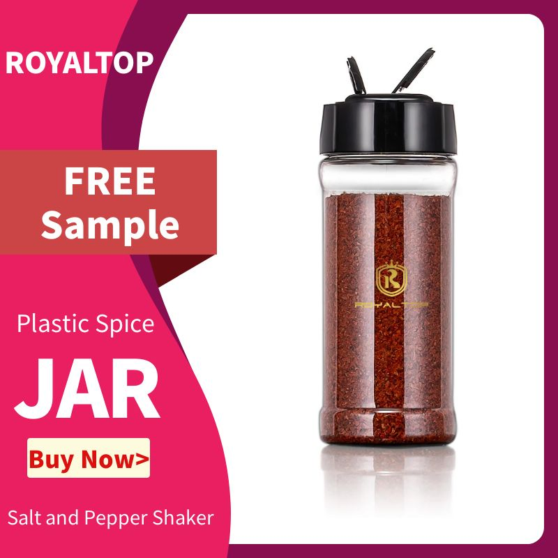 Bulk Small Seasoning Jars 2 Oz 3 Oz 4 Oz 5 Oz Plastic Spice Shaker Bottles for Salt Pepper