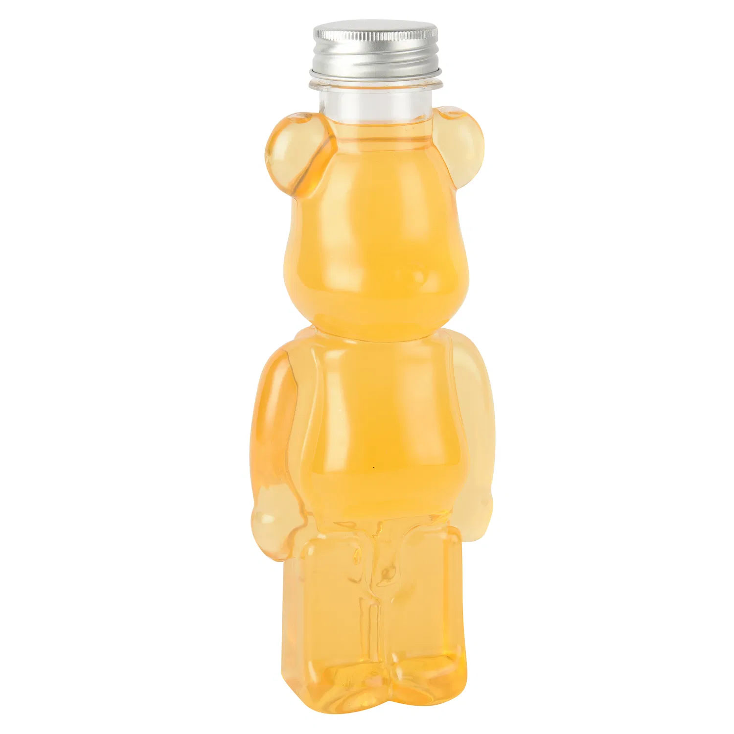 Wholesale 500ml Bear Shaped Disposable Plastic Bottle for Beverage