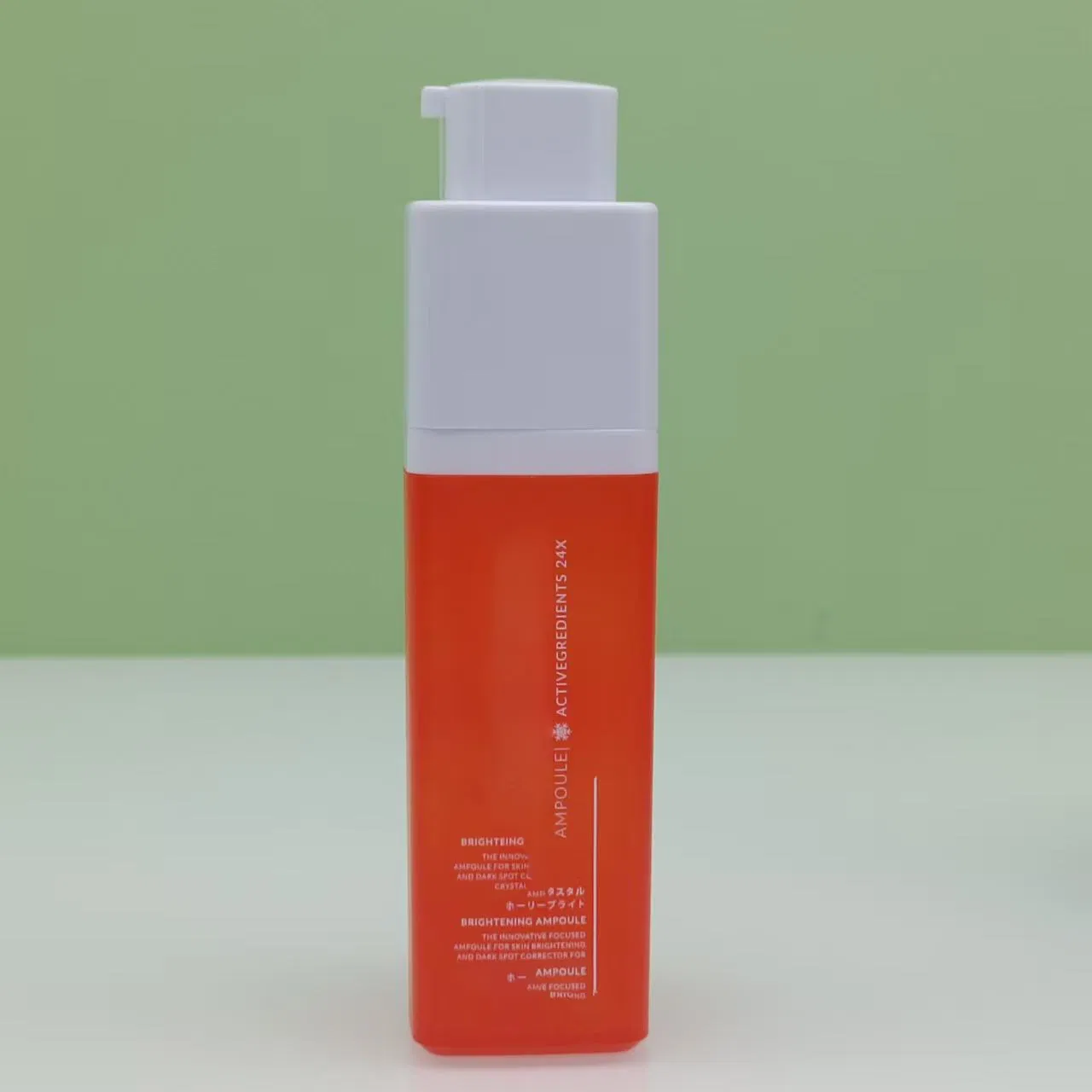 Matte Finish Colored Green Plastic Airless Pump Bottle Cylinder 15ml 30ml 50ml Refillable Airless Pump Cream Bottle for Serum Lotion Conditioner