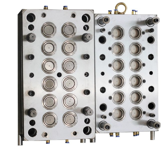 Hot Runner Flip Top Cap Mould with Cap Closing System in-Mold Closing for Cosmetic Bottle, Sanitizer Bottle, Injection Mould, Plastic Mold