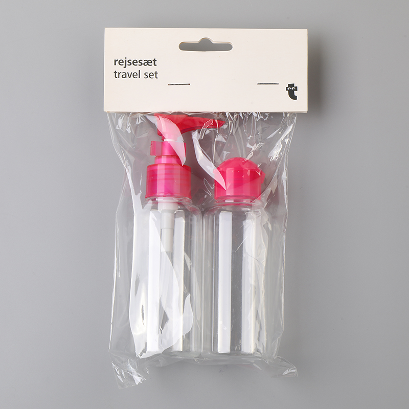 Travel Sub-Bottling Plastic 3PCS Skin Care Products Portable Travel Size Empty Travel Bottle Set