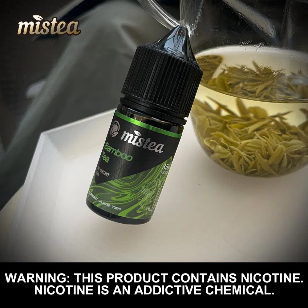 Mistea Matcha Nic Salt E-Liquid, 30mg, 5: 5, 30ml, Fruit-Tea Flavor E-Juice Wholesale Supplier, OEM&ODM Available