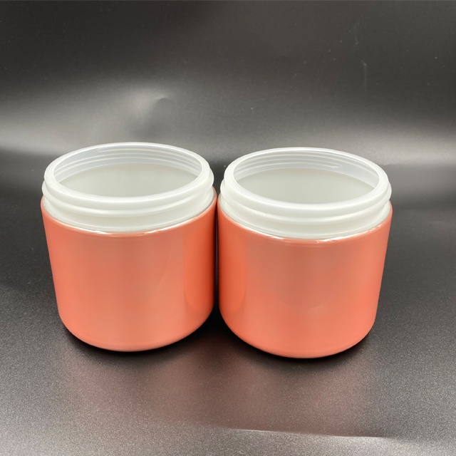 Candy Honey Jar Biscuit Food Plastic Wide Mouth Bottle Pink Jar Food Grade Empty Plastic Jar