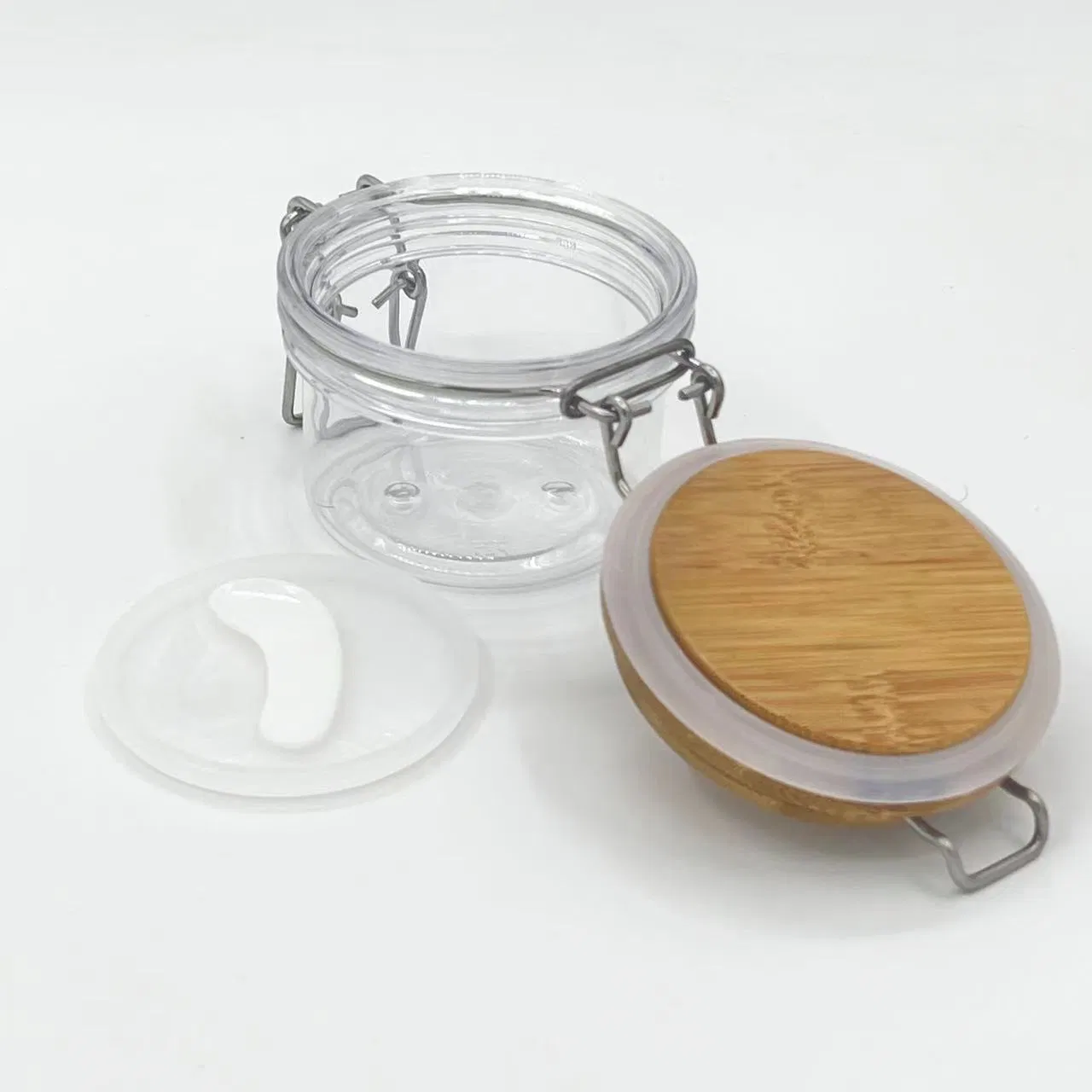 Popular 220ml Wide Mouth Pet Sealed Airtight Food Grade Plastic Storage Jar