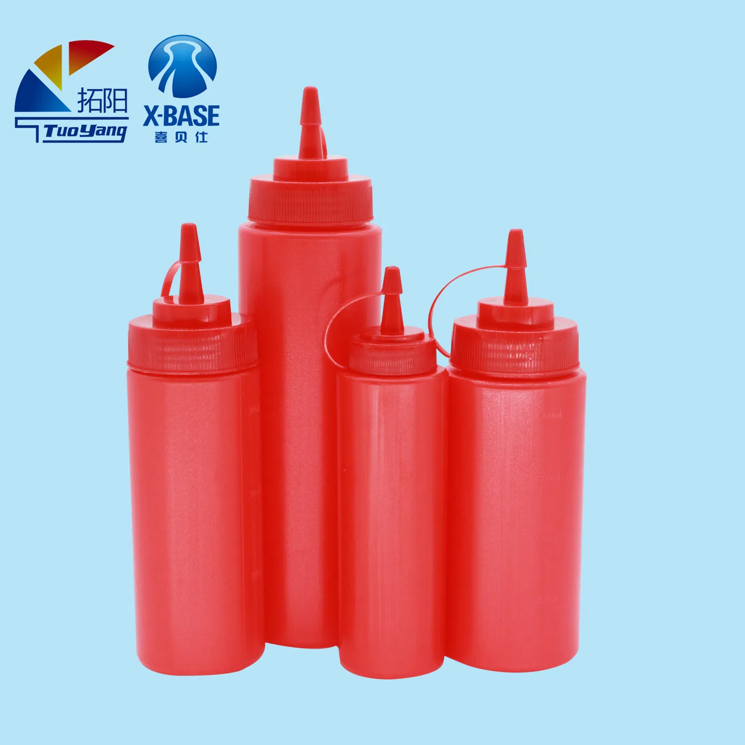 Wholesale Chili Sauce Ketchup Squeeze Pot Plastic Salad Squeeze Bottle Salad Bottle