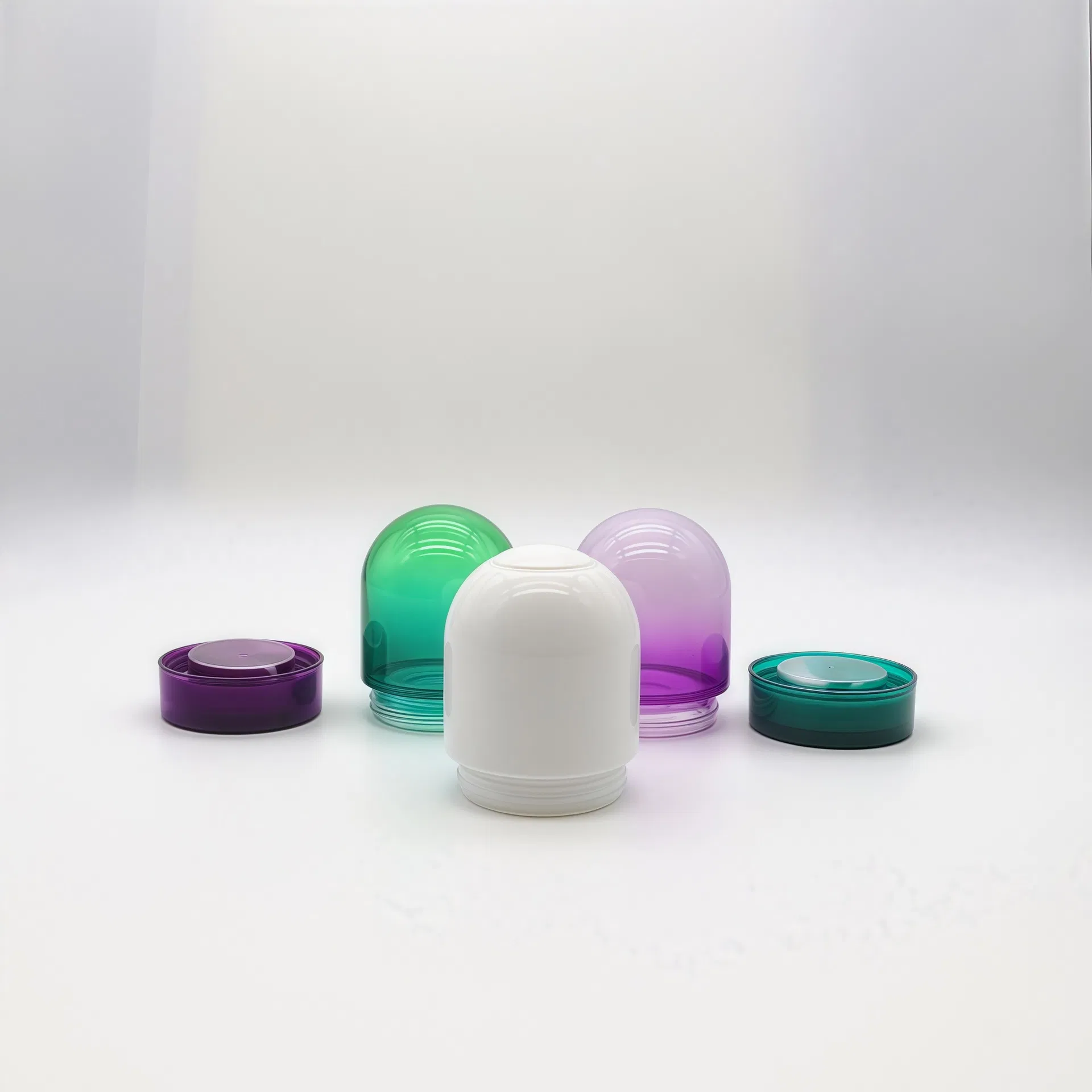 Cr Certified Custom Child-Resistant Matte Pet Plastic Round Jar Dome Lid Hot Sale Food Grade Bottle with Custom Logo