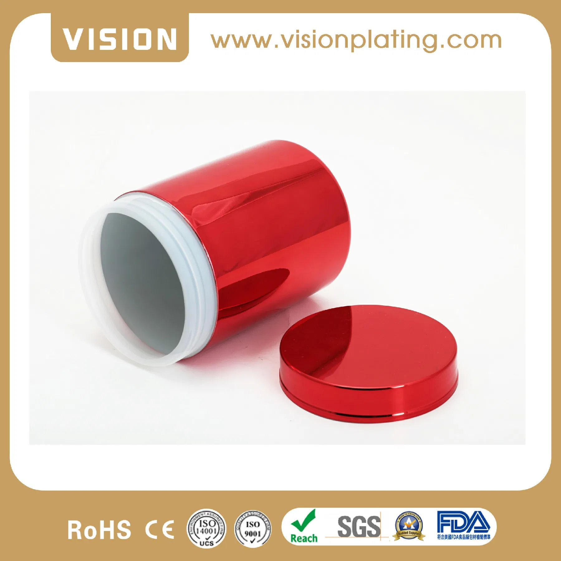 Round Plastic Medical Packing Bottle for Protein Powder Custom Size HDPE Round Bottle