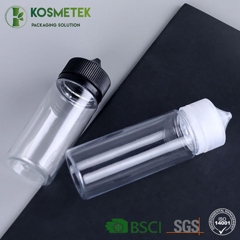 10ml/30ml/50ml/60ml/100ml/120ml Empty Pet Plastic E Liquid Oil Packaging Squeeze Bottle