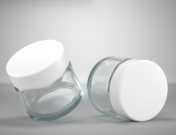 Clear Glass Child Proof Resistant Lids Straight Sided Dry Flower Packaging Cream Lotions Storage Oil Cosmetics Child Safe Jar Bottle