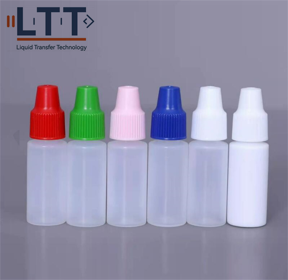 3ml 5ml 10ml 20ml 30ml Disposable Eye Drop Bottle Custom Translucent Plastic PE Squeeze Oil Dropper Bottle