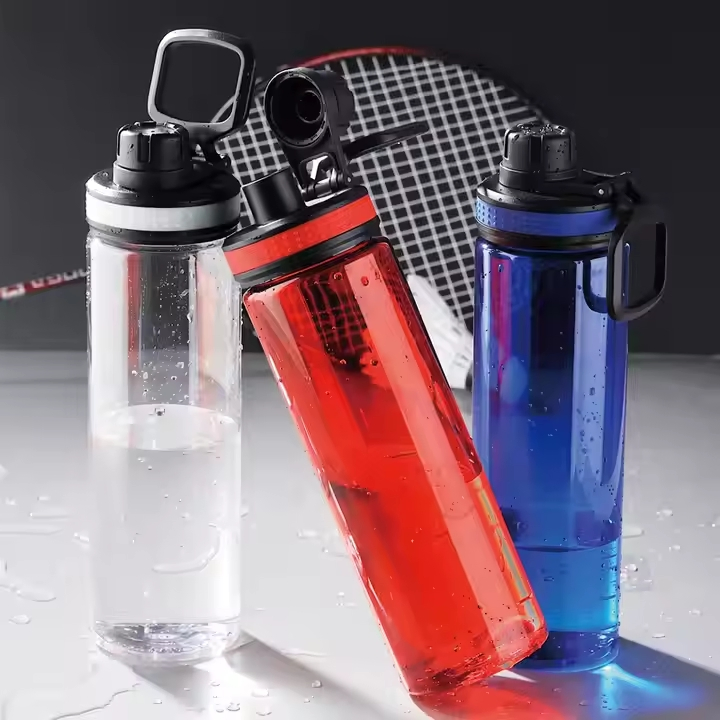 Food Grade Customized Sport Tritan 750 Ml 1000 Ml Time Plastic Water Bottle BPA Free 500ml 380ml Cartoon Boys Kid