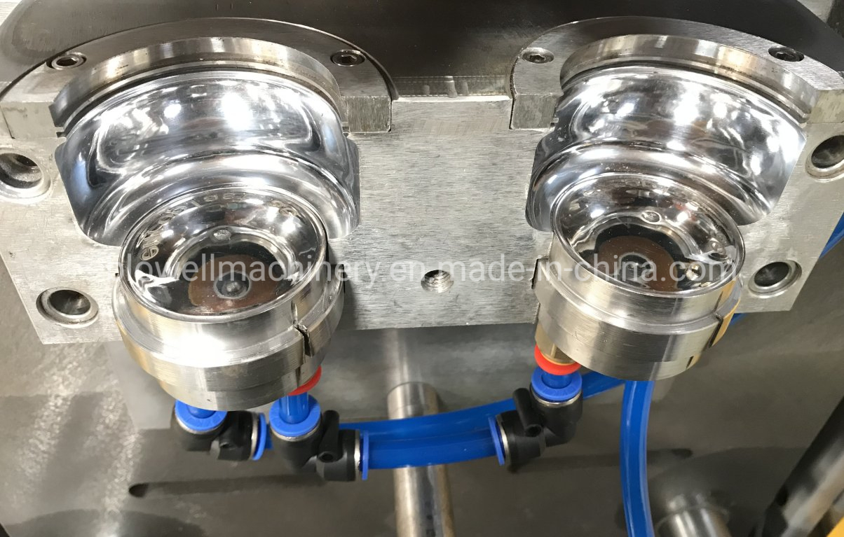 Two Cavities Plastic Wide Mouth Pet Food Jar Making Machine