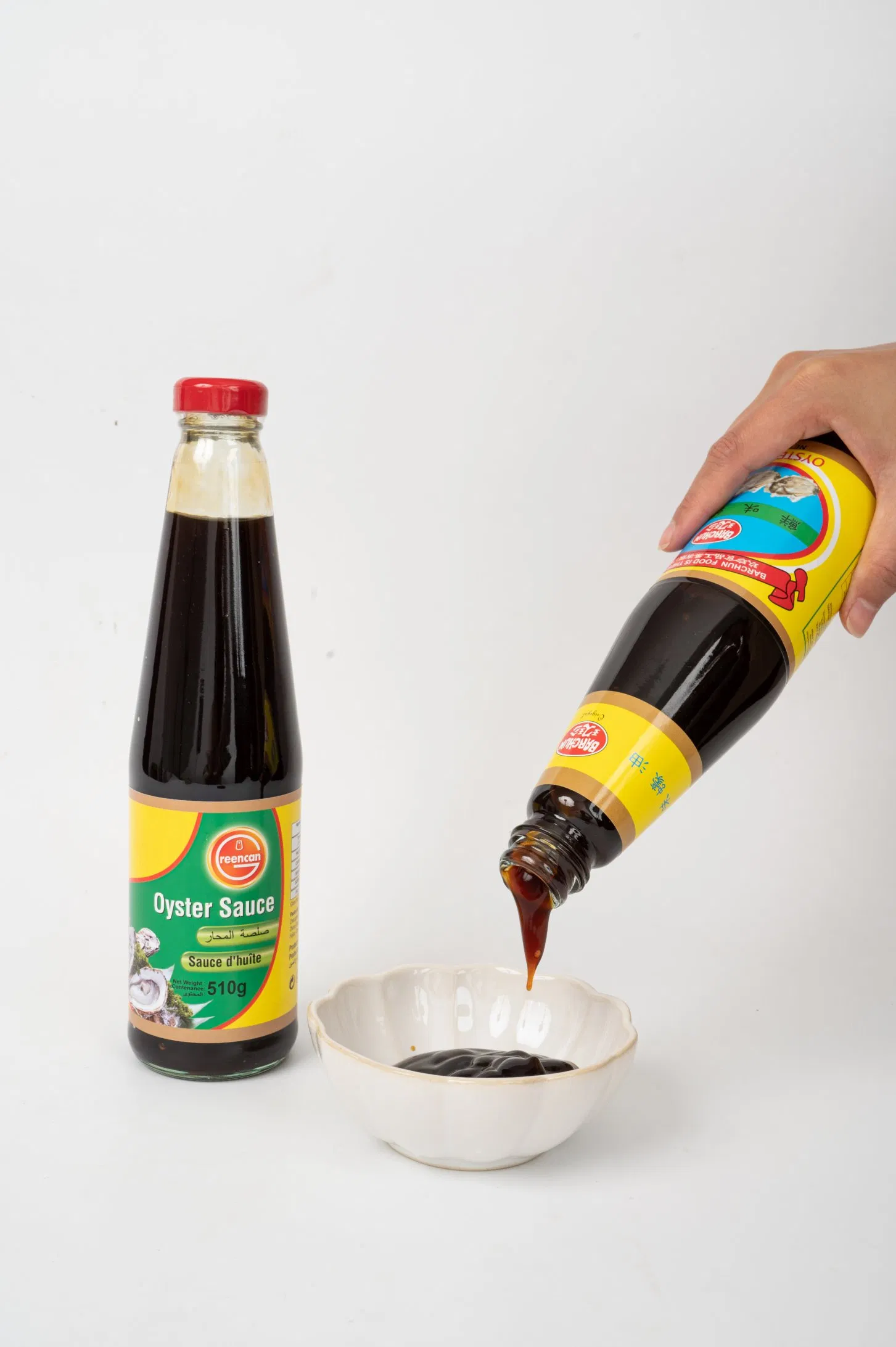 Chinese Purely Bulk Zero-Added Wholesale Oyster Sauce 5lbs in Plastic Packing