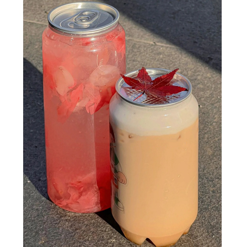 Juice Bottle Clear Pet Canette En Plastique for Soda Latas De Plastico