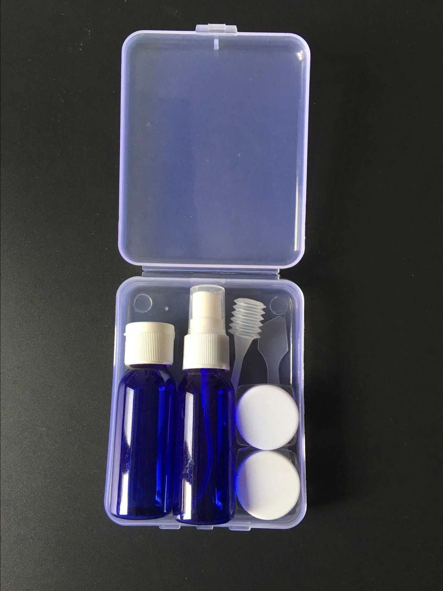 Customized OEM Plastic Leak-Proof Toiletry Containers Kit Empty Bottles Tube Refillable Portable Travel Bottle Set for Cosmetic