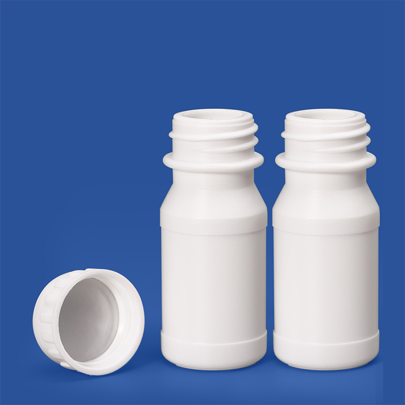 White Plastic Coex Bottle Screw Cap Sealed Reusable Empty Easy Carry Container Coex Bottle