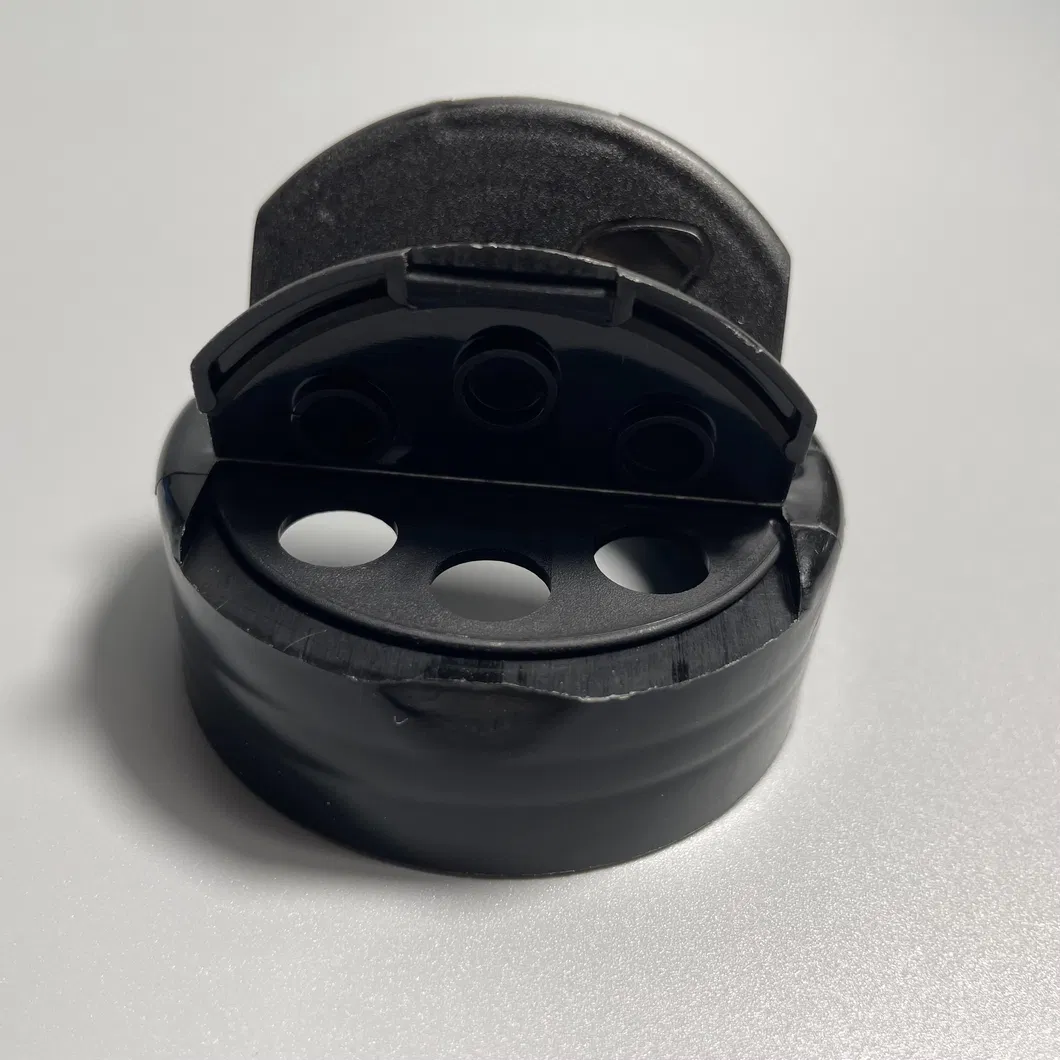 Black cap seasoning bottle