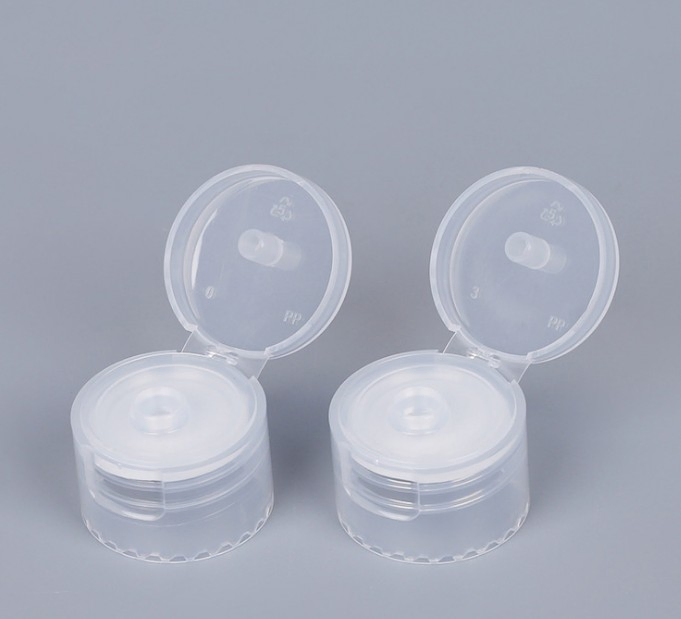 24mm 28mm Plastic Flip Top Screw Cap for Cosmetic Shampoo Hand Sanitizer Bottle