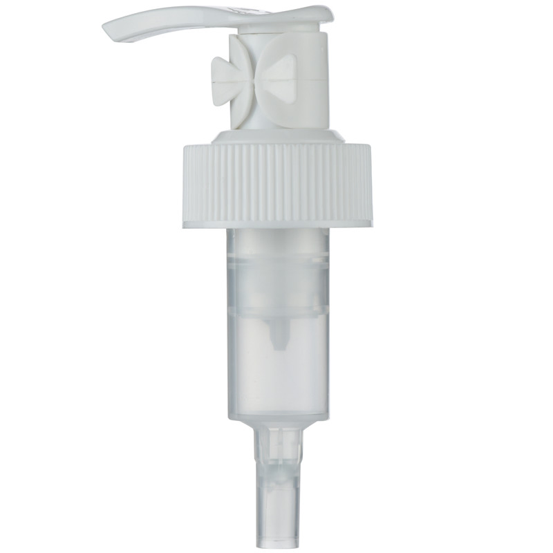 Left-Right Lock Hand 28/400 28/410 Lotion Pump for Pet Cosmetic Bottle, Safety Lock Lotion Bottle Dispensing Pump