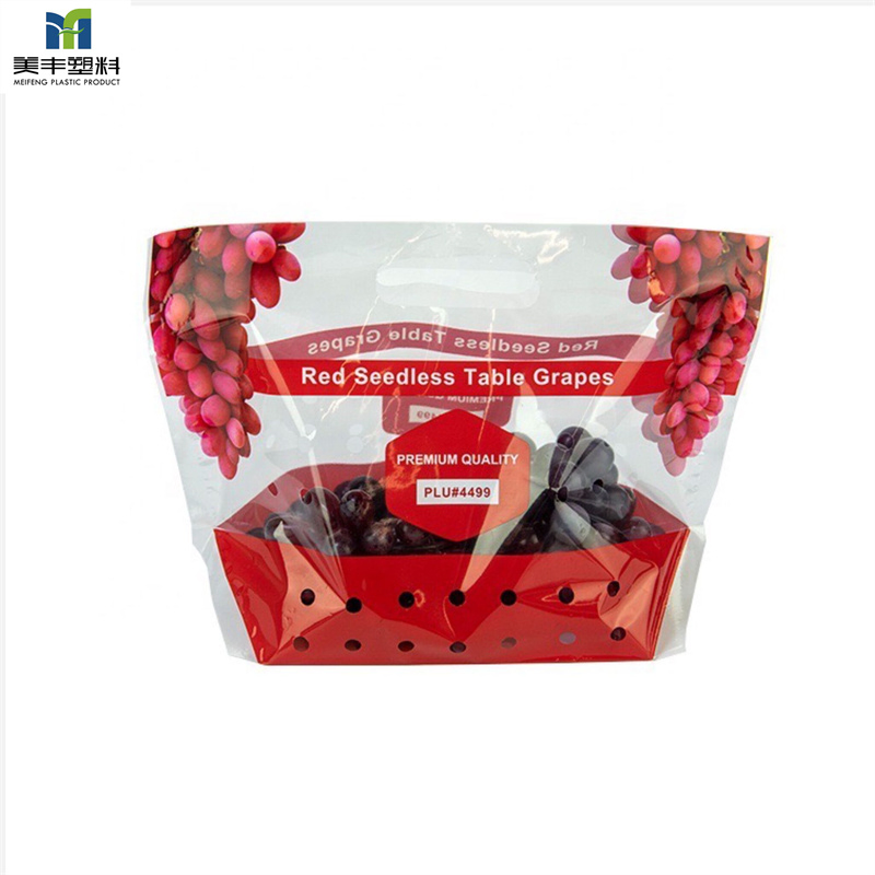 FDA Certificated Zip Lock New Product Clear Transparent Custom Printing Packet Food Fresh Fruit Packing Packaging Zipper Packet