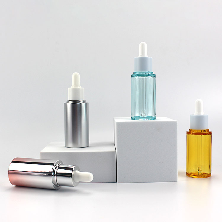 35ml Colorful Plastic Essential Oil Serum Dropper Bottle