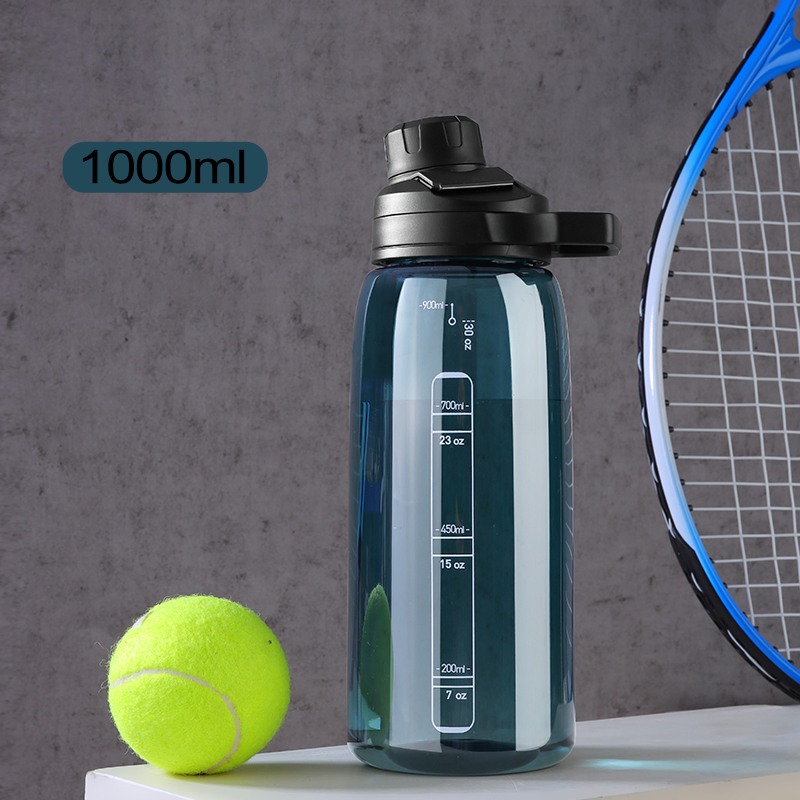 Aohea Sports Water Bottle, Water Bottle for Kids, Bike Water Bottle, Plastic Water Bottle with Carry Handle, Leak-Proof, BPA-Free, Perfect for Travel, School