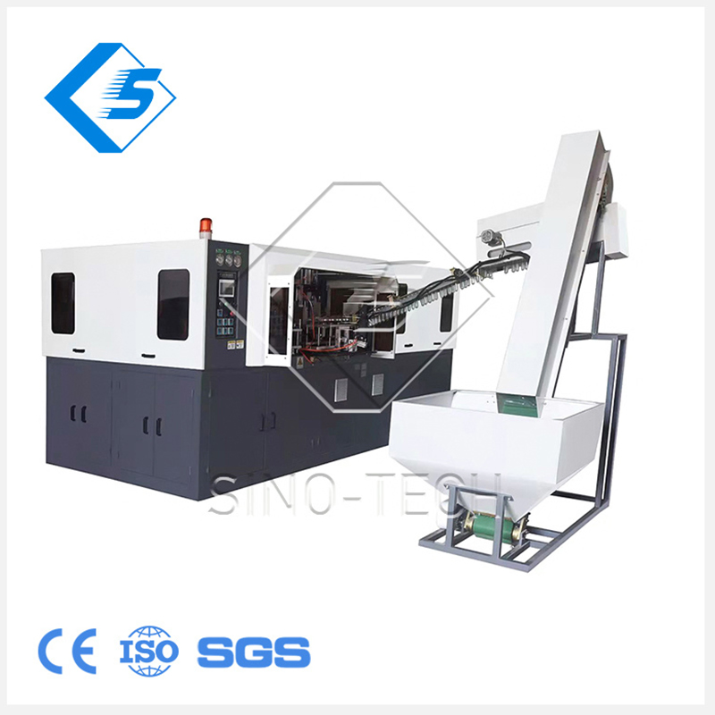 6000-7000bph Sinotech Food Packaging Transparent Plastic Storage Jar Wide Mouth Plastic Bottles Make Making Maker Manufacturing Blow Moulding Machine for Sale