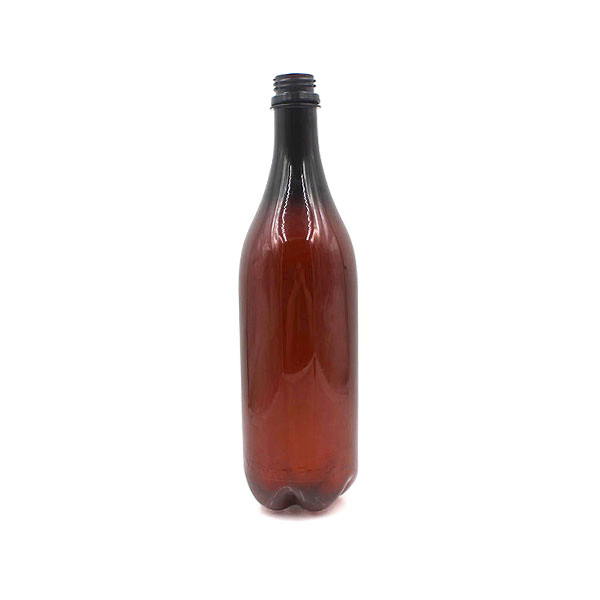 Customized Disposable Drinks Bottle Packaging 800ml Empty Amber Clear Pet Plastic Bottles for Carbonated Drinks