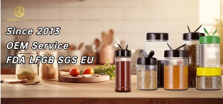 Plastic Spice Powder Jar