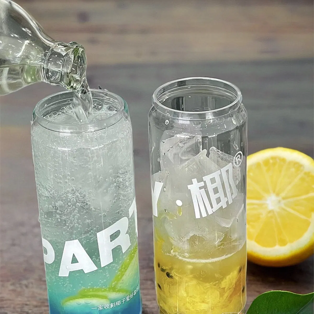500ml Disposable Bottle with Aluminum Cap for Champagne and Energy Drinks