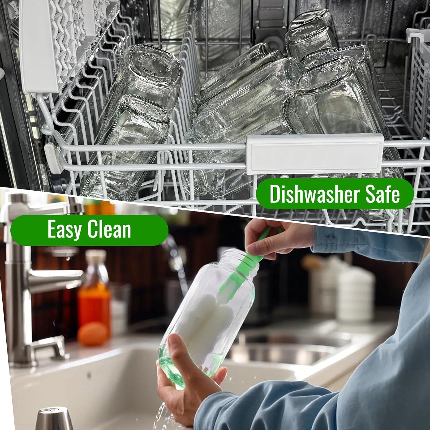 Clear Glass Bottle