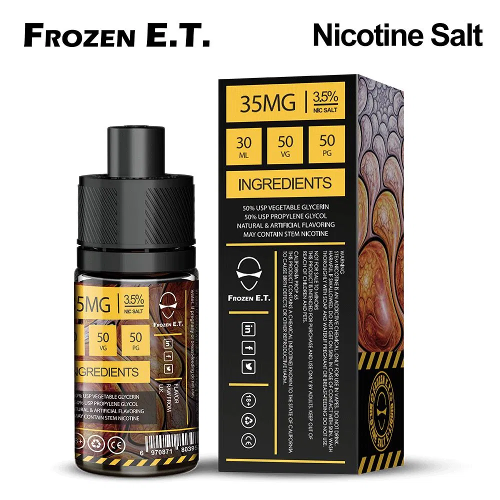 Frozen E. T. E Cig Shop of Vape Juice, Wape E Liquid, Vapes Nic Salt E Juice Mellow Coffee