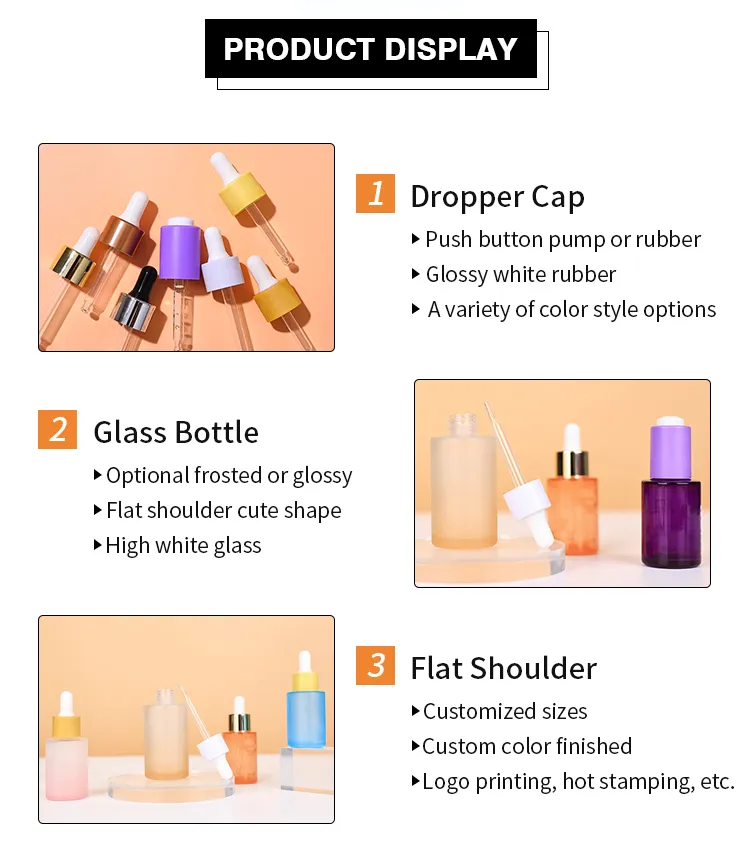 Frosted Dropper Bottle