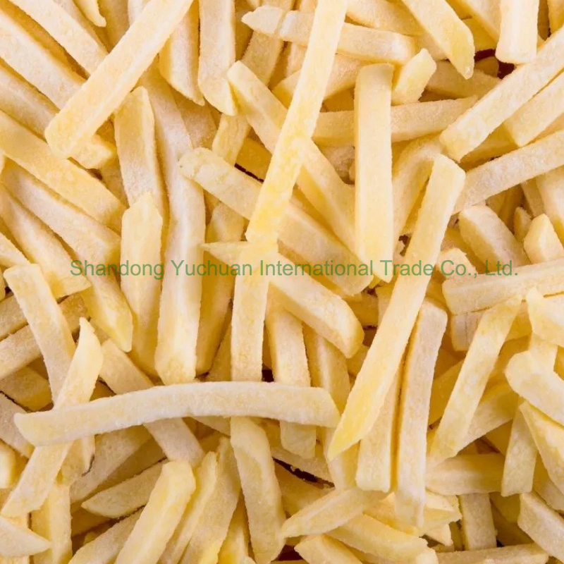 (Yuchuan) High Quality Hot Sell Factory Frozen Vegetable Food for Wholesales and Retail IQF Frozen French Fries Prefrying Unprefrying