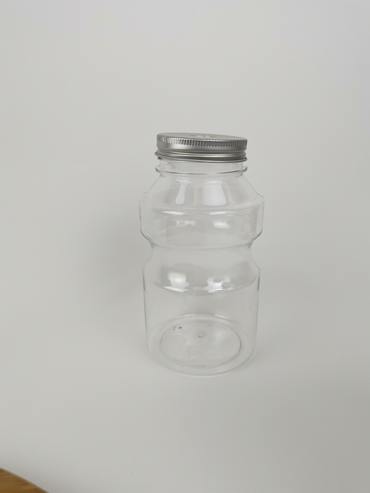 210ml Clear Reusable Plastic Empty Container Aluminum Easy Pull Cover