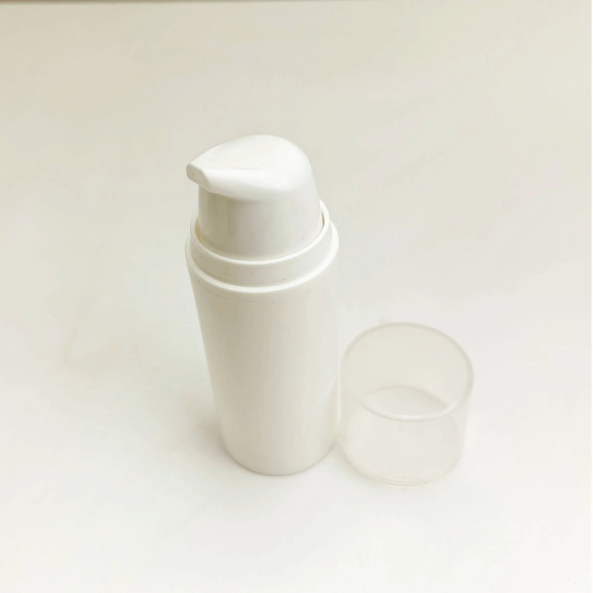 15ml 30ml 50ml Cosmetic Facial Skin Care Serum Cleanser Lotion PP Plastic Airless Bottle with Pump